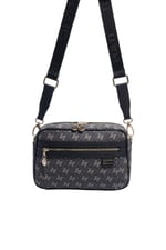 SP1280 Kadın Çapraz Çanta Monogram Füme-Siyah