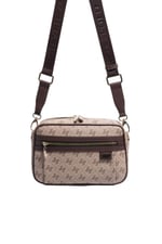 SP1280 Kadın Çapraz Çanta Monogram Koyu Bej-Kahve