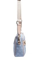 SP1280 Kadın Çapraz Çanta Monogram Mavi-Ten