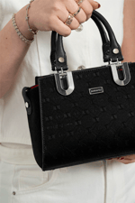 SP1281 Kadın El Çantası Fashion Siyah-Siyah SP1281-M158