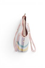 SP1282 Kadın Omuz Çantası Ekose Lila - Pembe SP1282-M71