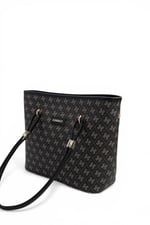 SP1282 Kadın Omuz Çantası Monogram Füme-Siyah