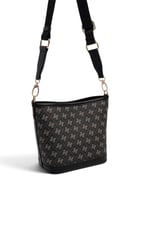 SP1284 Kadın Omuz Çantası Monogram Füme-Siyah