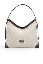 SP1285 Kadın Omuz Çantası Monogram Taş - Kahve SP1285-M178