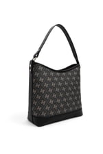 SP1286 Kadın Omuz Çantası Monogram Füme - Siyah SP1286-M178
