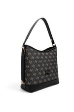 SP1286 Kadın Omuz Çantası Monogram Füme - Siyah SP1286-M178