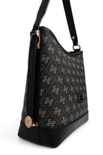 SP1286 Kadın Omuz Çantası Monogram Füme - Siyah SP1286-M178