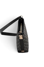SP1286 Kadın Omuz Çantası Monogram Füme - Siyah SP1286-M178