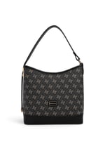 SP1286 Kadın Omuz Çantası Monogram Füme - Siyah SP1286-M178