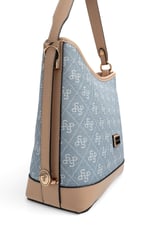 SP1286 Kadın Omuz Çantası Monogram Mavi - Ten SP1286-M178