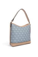 SP1286 Kadın Omuz Çantası Monogram Mavi - Ten SP1286-M178