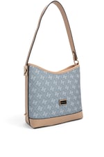 SP1286 Kadın Omuz Çantası Monogram Mavi - Ten SP1286-M178