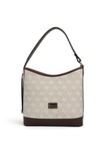 SP1286 Kadın Omuz Çantası Monogram Taş - Kahve SP1286-M178