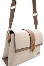 SP1287 Kadın Çapraz Çanta Düz Bej - Latte SP1287-M105