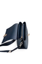 SP1287 Kadın Çapraz Çanta Logolu Lacivert - Lacivert SP1287-M46