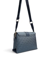 SP1287 Kadın Çapraz Çanta Logolu Lacivert - Lacivert SP1287-M46