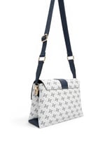 SP1287 Kadın Çapraz Çanta Monogram Beyaz - Lacivert SP1287-M178