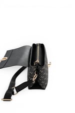 SP1287 Kadın Çapraz Çanta Monogram Füme - Siyah SP1287-M178