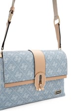 SP1287 Kadın Çapraz Çanta Monogram Mavi - Ten SP1287-M178