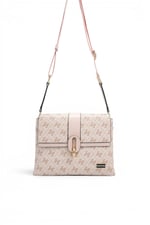 SP1287 Kadın Çapraz Çanta Monogram Pembe - Pudra SP1287-M178