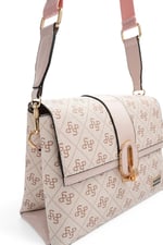 SP1287 Kadın Çapraz Çanta Monogram Pembe - Pudra SP1287-M178