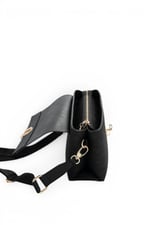 SP1287 Kadın Çapraz Çanta Monogram Siyah - Siyah SP1287-M178