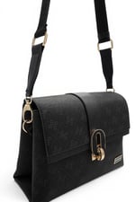 SP1287 Kadın Çapraz Çanta Monogram Siyah - Siyah SP1287-M178