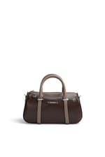 SP1289 Kadın El Çantası Düz Kahve - Vizon SP1289-M105