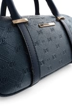 SP1289 Kadın El Çantası Logolu Lacivert - Lacivert SP1289-M46