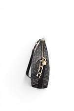 SP1290 Kadın Omuz Çantası Monogram Füme - Siyah SP1290-M178