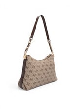 SP1290 Kadın Omuz Çantası Monogram Koyu Bej - Kahve SP1290-M178
