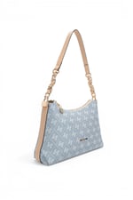 SP1290 Kadın Omuz Çantası Monogram Mavi - Ten SP1290-M178