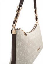 SP1290 Kadın Omuz Çantası Monogram Taş - Kahve SP1290-M178