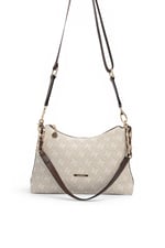 SP1290 Kadın Omuz Çantası Monogram Taş - Kahve SP1290-M178