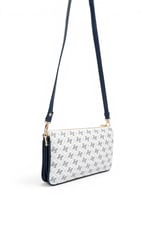 SP1291 Kadın Çapraz Çanta Monogram Beyaz - Lacivert SP1291-M178