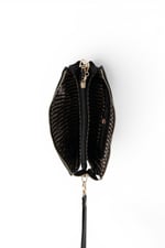 SP1291 Kadın Çapraz Çanta Monogram Taş - Kahve SP1291-M178
