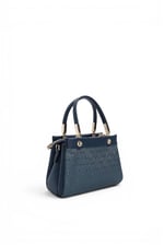 SP1292 Kadın El Çantası Logolu Lacivert - Lacivert SP1292-M46