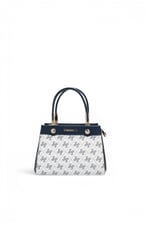 SP1292 Kadın El Çantası Monogram Beyaz - Lacivert SP1292-M178