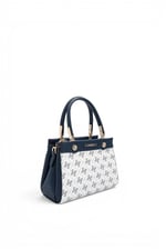 SP1292 Kadın El Çantası Monogram Beyaz - Lacivert SP1292-M178
