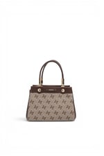 SP1292 Kadın El Çantası Monogram Koyu Bej - Kahve SP1292-M178