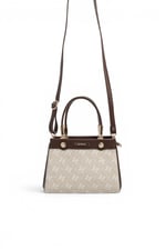 SP1292 Kadın El Çantası Monogram Taş - Kahve SP1292-M178