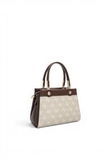 SP1292 Kadın El Çantası Monogram Taş - Kahve SP1292-M178