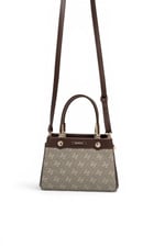 SP1292 Kadın El Çantası Monogram Y.Yeşil - Kahve SP1292-M178