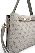 SP1293 El Çantası Monogram A.Gri - Gri SP1293-M178