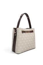 SP1293 El Çantası Monogram Taş - Kahve SP1293-M178