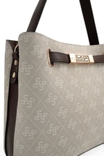 SP1293 El Çantası Monogram Taş - Kahve SP1293-M178