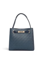 SP1293 Kadın El Çantası Logolu Lacivert - Lacivert SP1293-M46