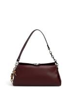 SP1294 Kadın Omuz Çantası Düz Bordo - Bordo SP1294-M105