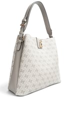 SP1295 Kadın Omuz Çantası Monogram A.Gri - Gri SP1295-M178