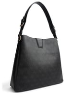 SP1295 Kadın Omuz Çantası Monogram Siyah - Siyah SP1295-M178